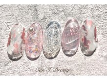 キャンアイ ドレッシー 横須賀中央店(Can i Dressy)/クリア×ニュアンスピンク￥9000
