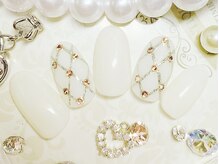 バービーフェイス 恵比寿(Barbie Face)/★プラチナと白/モテカワコース