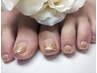 【Foot初回オフ無料】フットワンカラーorラメグラ_60分¥6,600→￥5500