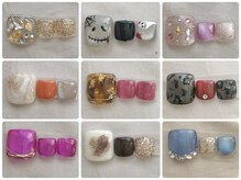 ナナズネイル 西小倉店(NANA's Nail)の雰囲気（秋のフットデザイン♪ジェルオフは4400円）
