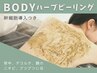 ボディー／ハーブピーリング＋乳歯幹細胞導入（背中orデコルテor腕）