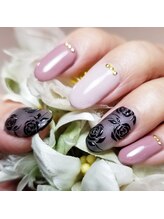 フェアニティー/マット×アートネイル