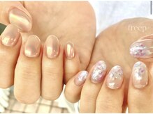 フリープ(freep)/紫陽花ネイル♪ 春 夏 秋 冬