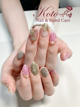 コト(KOTO)/貝殻/人魚の鱗/夏ネイル