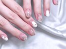 ミラーネイル/シンプル/オフィス