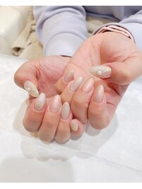 ぷっくりフラワー花パール春