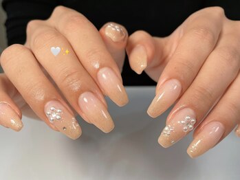 セラピエージ/パールでお花ナチュラルデザイン