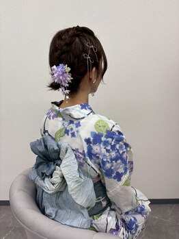 ミカヅキ 赤坂/浴衣ヘア&着付けセット!