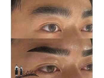 イーグル 蒲田(EAGLE)/メンズストレート眉/メンズ眉毛