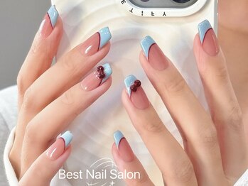 Best Nail 銀座店【ワンホンネイル・スカルプ・パラジェル・上品ジェルネイル】/フレンチネイル