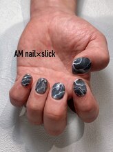 エーエムネイル(Am:nail)/グレー天然石チップ