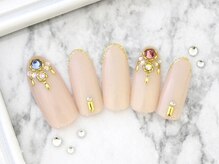 ネイルサロンフォーユー(for u)/ビジューネイル￥８９８０