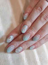 ネイル ハピネス(Happiness)/ニュアンス×グラデ6500円