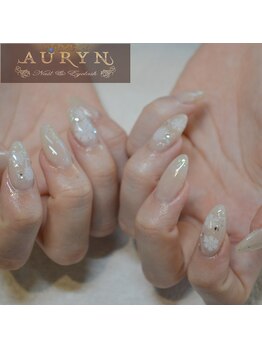 アウリン(AURYN)/雪の結晶ネイル