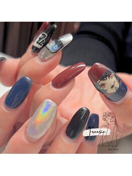 フリージア(Freesia)/痛ネイルは事前に公式LINEにて☆