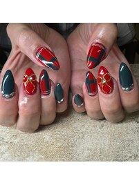 チェックネイル