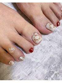 お正月pedi