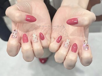 トゥートゥー(TOUTOU)/ドットxピンクxホログラム