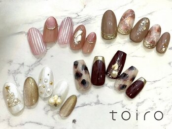 トイロ(toiro)の写真/《好きを着飾る、爪も心も*》豊富なアートはもちろん、細部にこだわる美しさが◎【全MENU初回オフ無料】