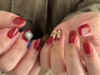 ウォル トウキョウ 渋谷(WOL TOKYO)/ワインレッドマグネイル