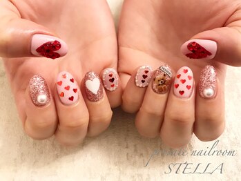 ステラ(private nailroom STELLA)/pink nail