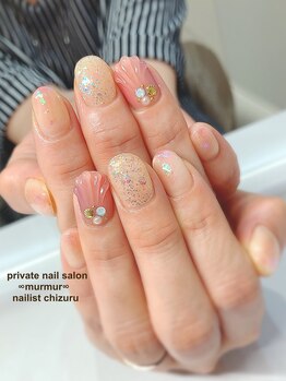 プライベート ネイルサロン マーマ(murmur)/人魚の鱗ネイル