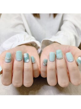 プライズアイリス アイラッシュ 池袋東口店(prize Iris eyelash)/くすみパステルネイル【池袋】