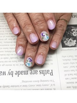 ココロネイル 半田山店(Cocolo nail)/紫陽花nail