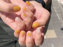 サトリネイルルーム 西宮北口(satori nail room)/Yellow;/