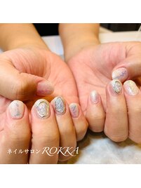 オーロラネイル