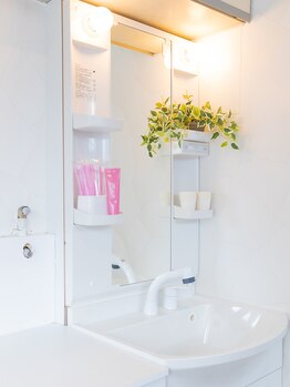 エクシアホワイトニング 調布店/洗面所