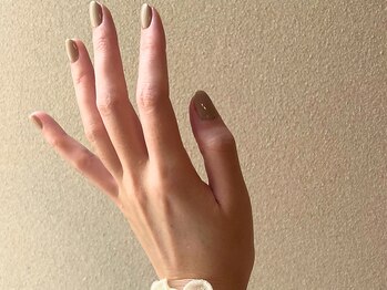 バレ(BARE)の写真/【嬉しい☆付け替えオフ無料】シェラックネイルで自爪を傷めない◎自爪を大切にした施術で気に入る指先へ♪