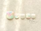 4月フットネイル定額【Nuance】