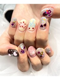 リボン×ハート×キラキラ