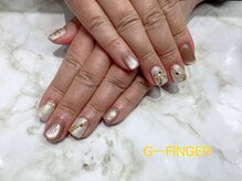 ジー フィンガー 千葉店(G)/マグネット×ミラーネイル