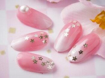 カラーズ 浜松店(colors)/キラキラスターネイル☆