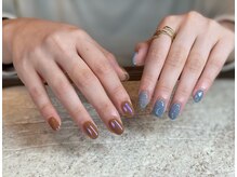 リノン(Linon)/blue×brown