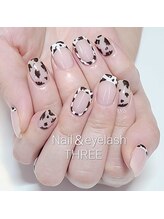 ネイルアンドまつげエクステ専門サロン スリー(THREE)/アニマル柄