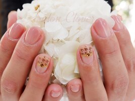 グラデーション×千鳥柄ネイル