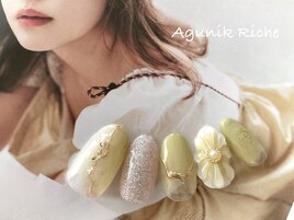 【ぷっくりフラワーネイル】