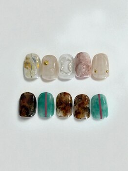 エム ネイル(emu nail)/カラフルもニュアンスも◎