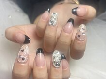 ジョアネイル(JOA Nail)の雰囲気（◇やり放題/埋め尽くし/フレンチ/ブラック/ヌードピンク）