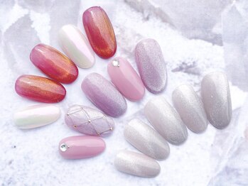 アイラッシュアンドネイルサロン ブエナ 高円寺店(Eyelash&Nail Salon Buena)の写真/【高円寺駅】朝9時OPEN!指先を華やかに彩るマグネットネイルが大人気!トレンドアートやデザインも豊富♪