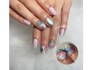 紫陽花ネイル