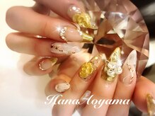 ネイルサロン ハナアオヤマ 堂山店(Nailsalon HanaAoyama)/24kミラーフレンチ