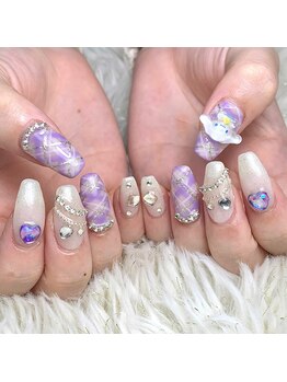 レディスペネイルノマエ 名駅店(Redispe nail nomae)/purple nail
