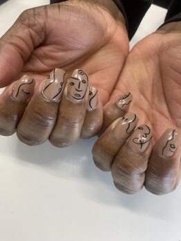 サラサネイルズ 代官山 恵比寿(sarasanails)/手描き/個性派