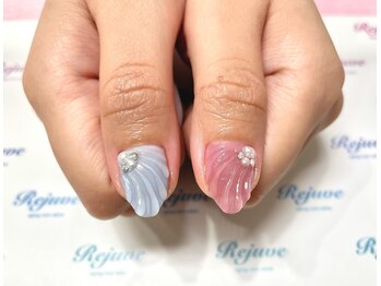 リジュベ(Rejuve)/立体的☆貝がらネイル♪