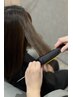 【髪質改善トリートメント】　スパ60分+髪質改善ロングヘア料金　￥16000