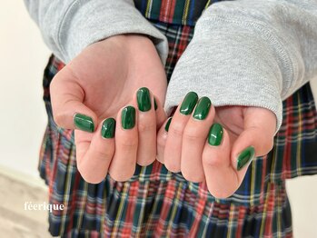 フェリークネイル(feerique nail)/春ネイル/ワンカラー/圓山